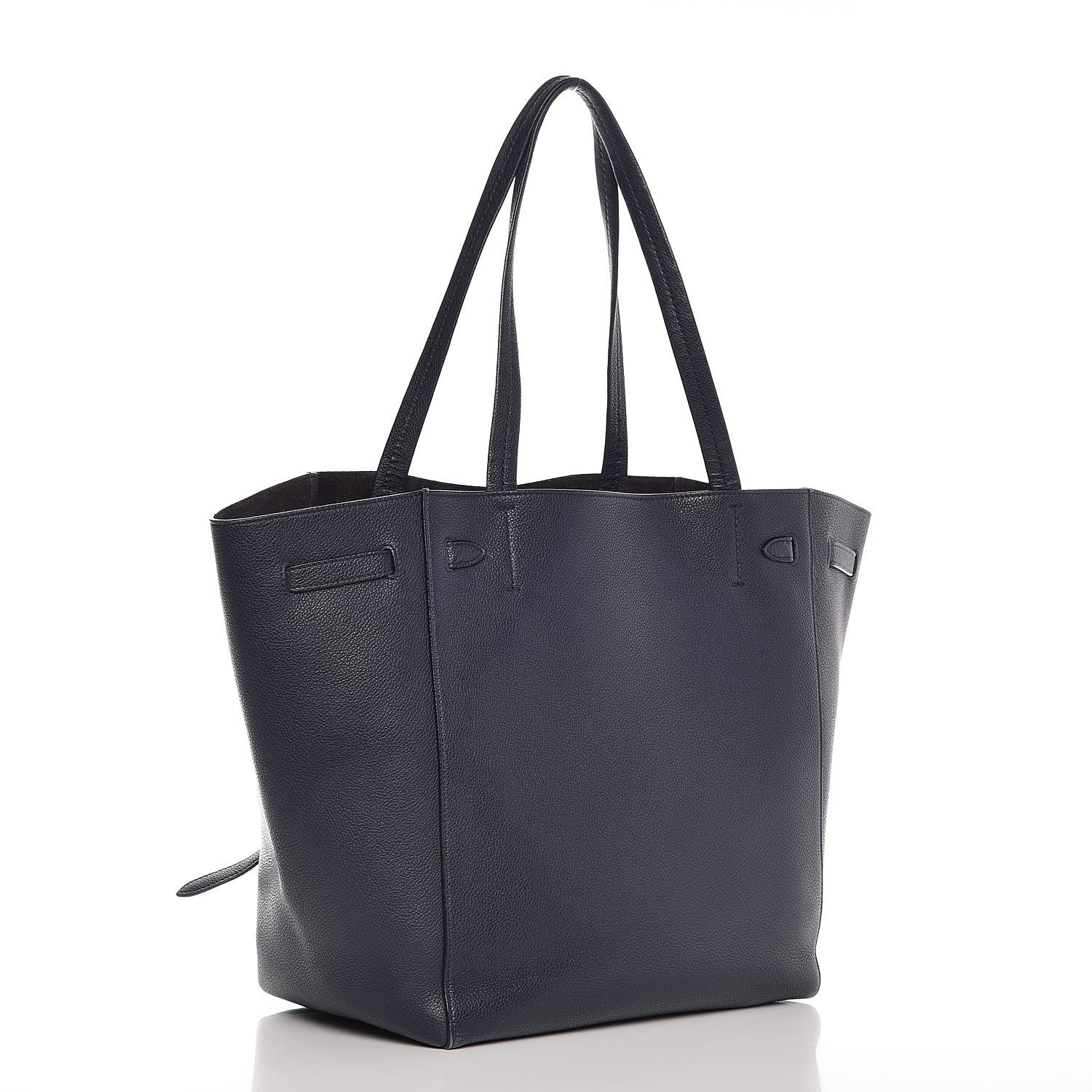 Celine Soft Grained Calfskin Small Belt Cabas Phantom Dark Blue 3 of 8