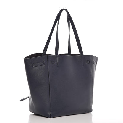 Celine Soft Grained Calfskin Small Belt Cabas Phantom Dark Blue 3 of 8