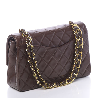 Chanel Lambskin Quilted Small Double Flap Brown 3 of 16