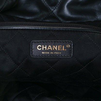 Chanel Calfskin Quilted Large Chanel 22 Black 6 of 12