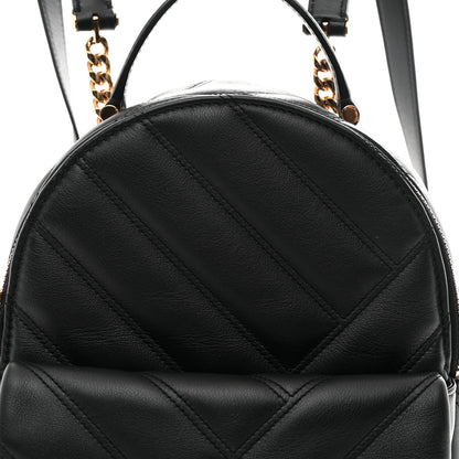 Bulgari Calfskin Matelasse Serpenti Cabochon Backpack Black 14 of 19