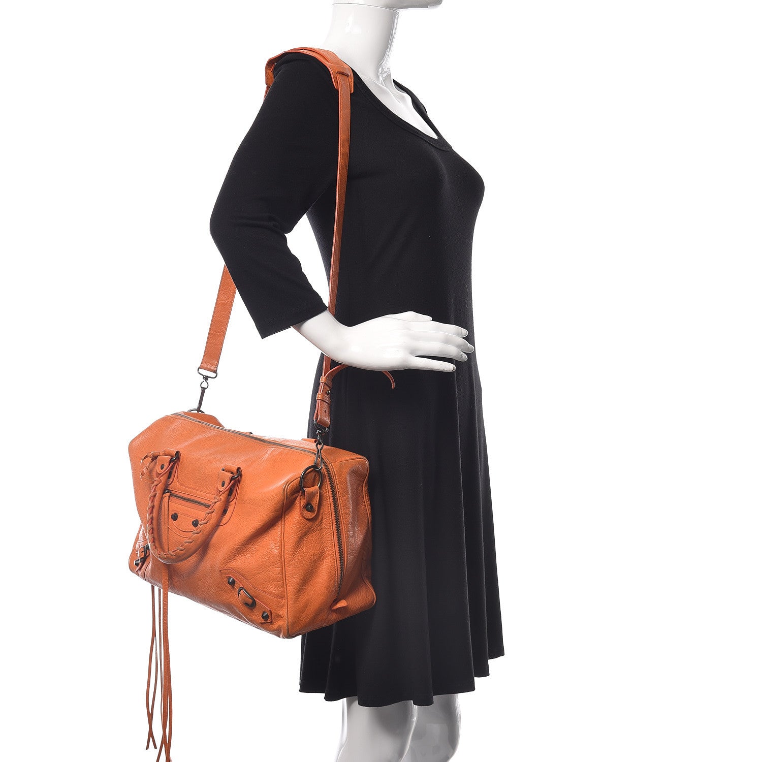 Balenciaga Agneau Classic Hardware Polly Tangerine 2 of 27