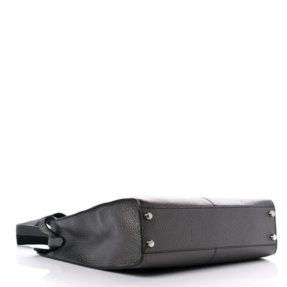 Fendi Cuoio Romano Medium Peekaboo X-Lite Fit Asfalto Latte 4 of 10