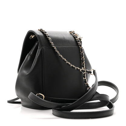 Chanel Lambskin CC Mania Backpack Black 3 of 10