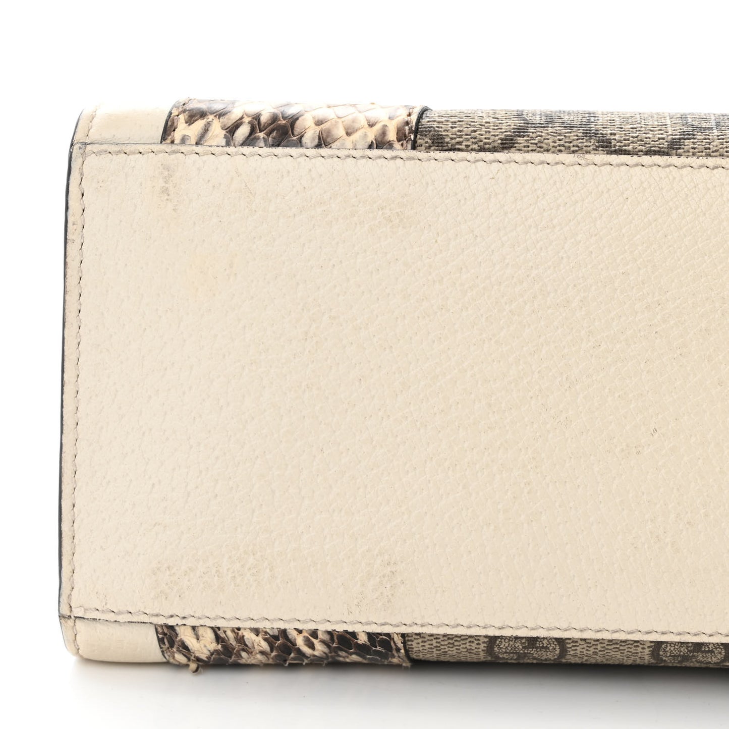 GG Supreme Monogram Small Osiride Top Handle Bag Beige Gold