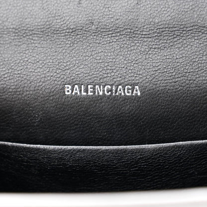 Balenciaga Shiny Calfskin Crocodile Embossed XS Sharp Top Handle Bag Balenciaga Grey 6 of 13