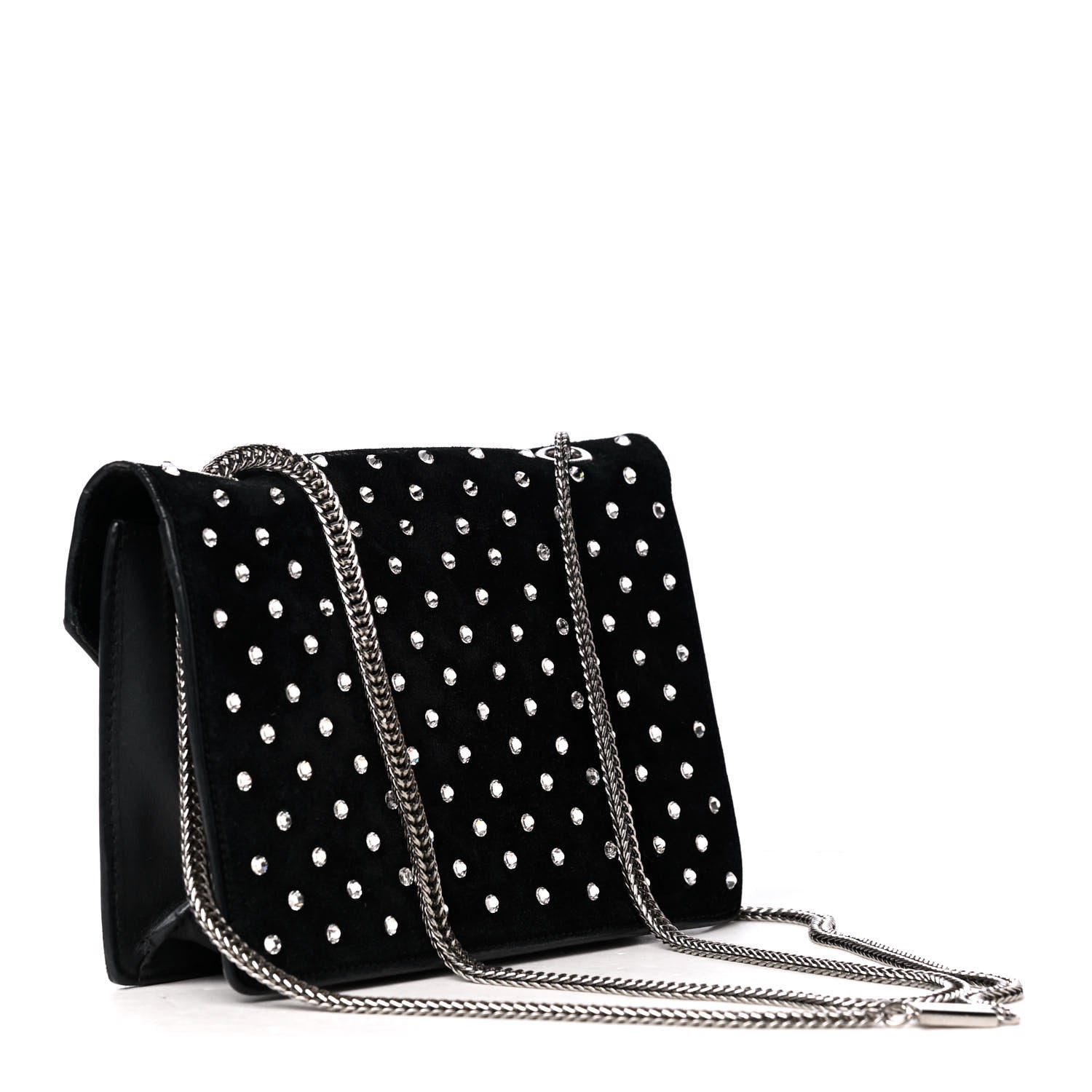 Saint Laurent Suede Mini Betty Black 3 of 8