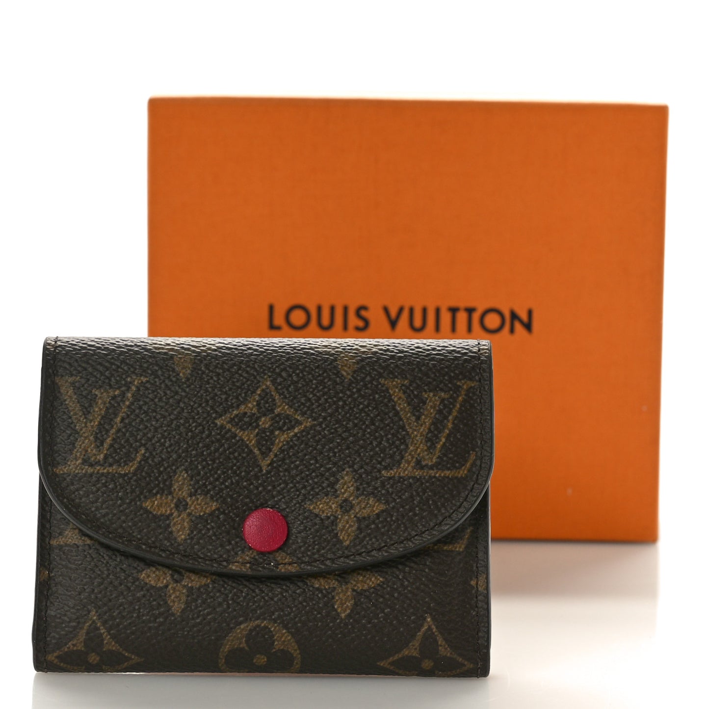 Monogram Rosalie Coin Purse Fuchsia