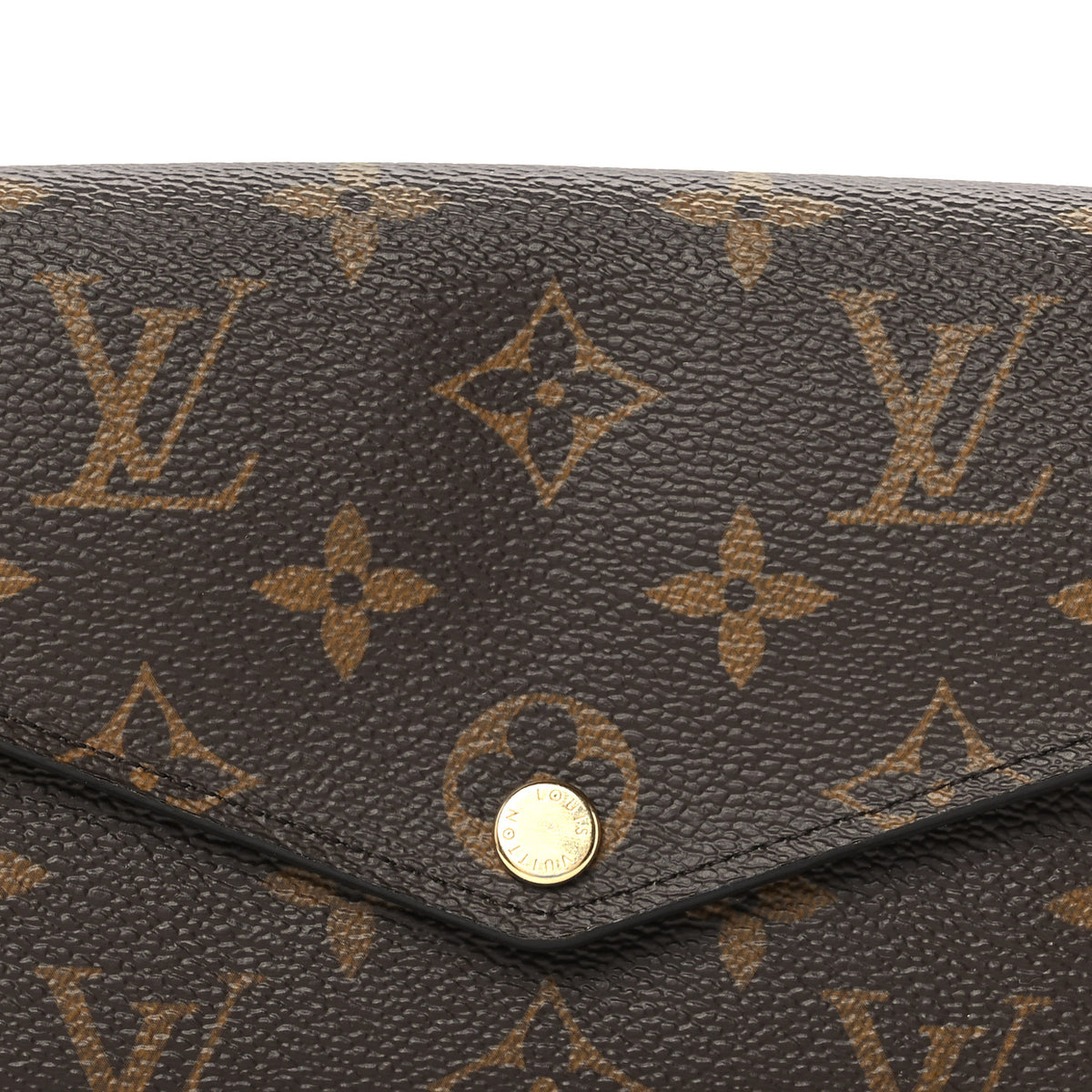 Monogram Sarah Wallet NM Coquelicot
