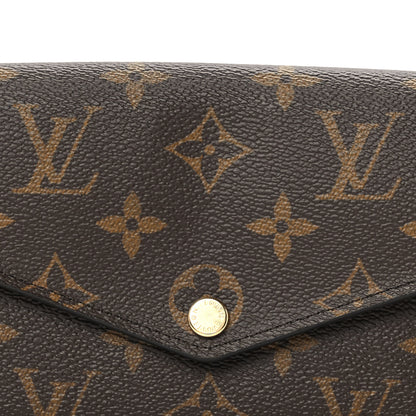 Louis Vuitton Monogram Sarah Wallet NM Coquelicot 7 of 8