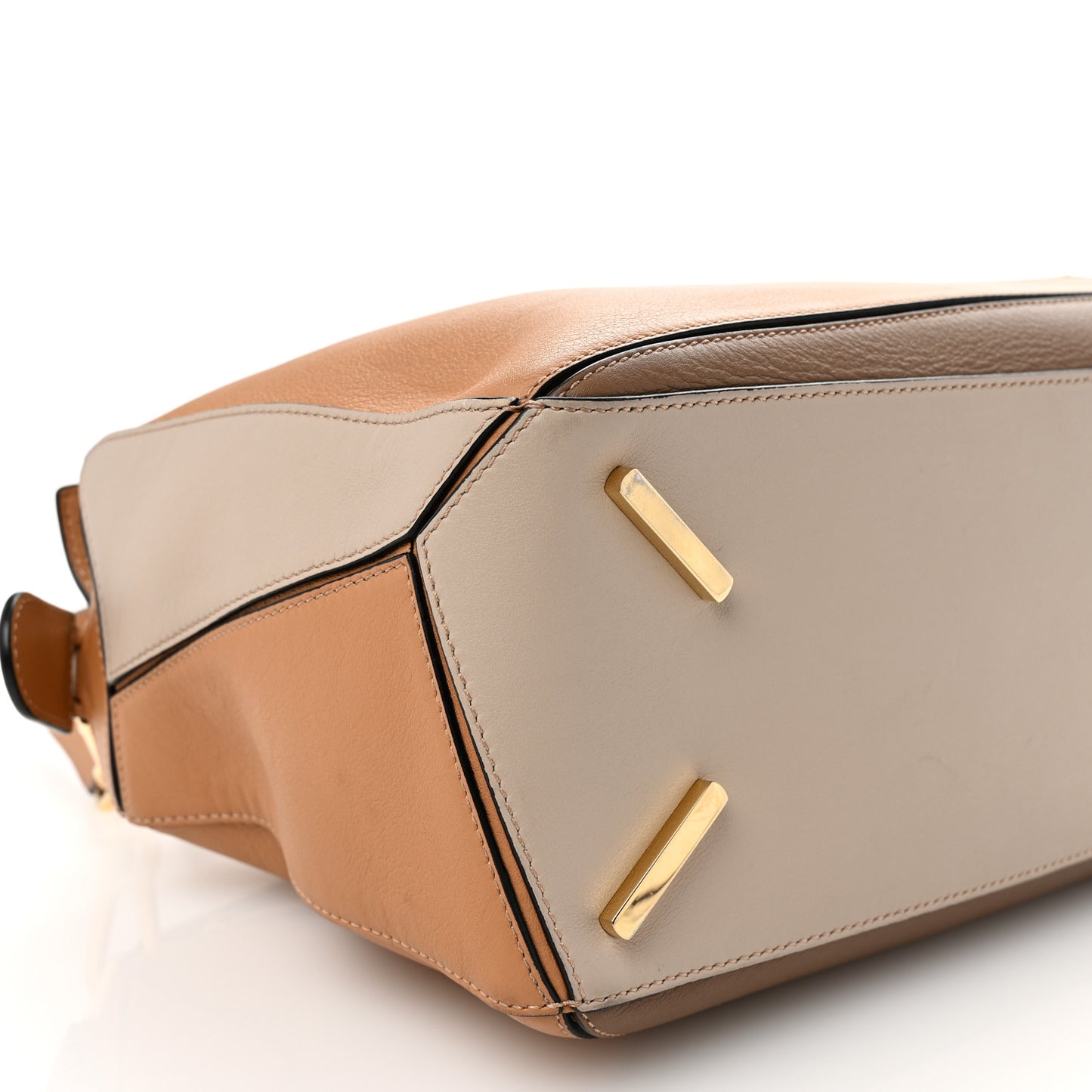 Calfskin Medium Puzzle Bag Warm Desert Mink