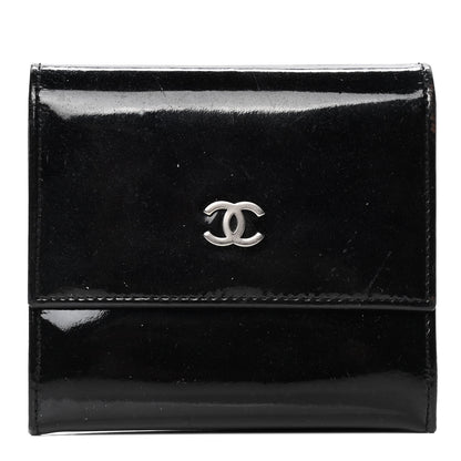 Chanel Patent Compact CC Flap Wallet Black 1 of 4