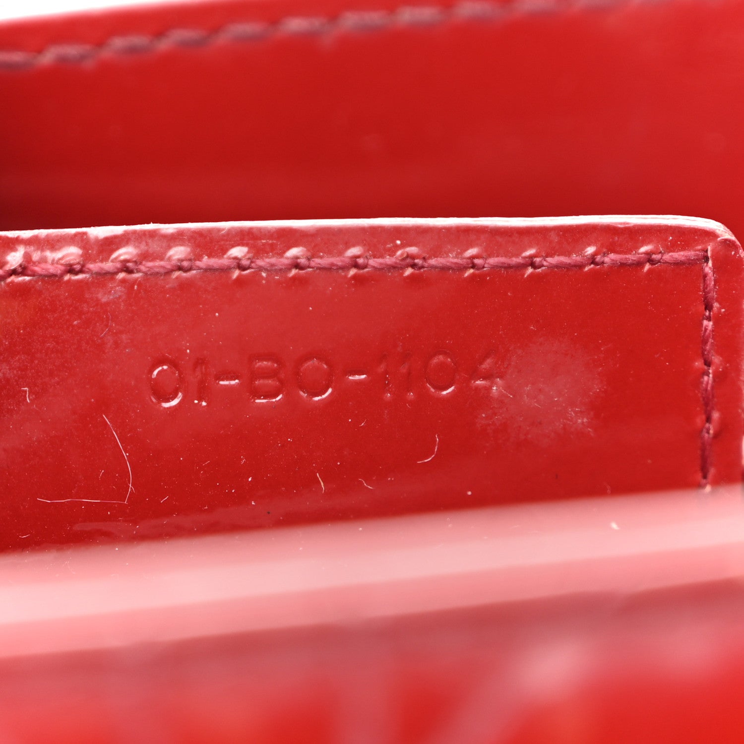 Christian Dior Patent Cannage Medium Lady Dior Red 7 of 17