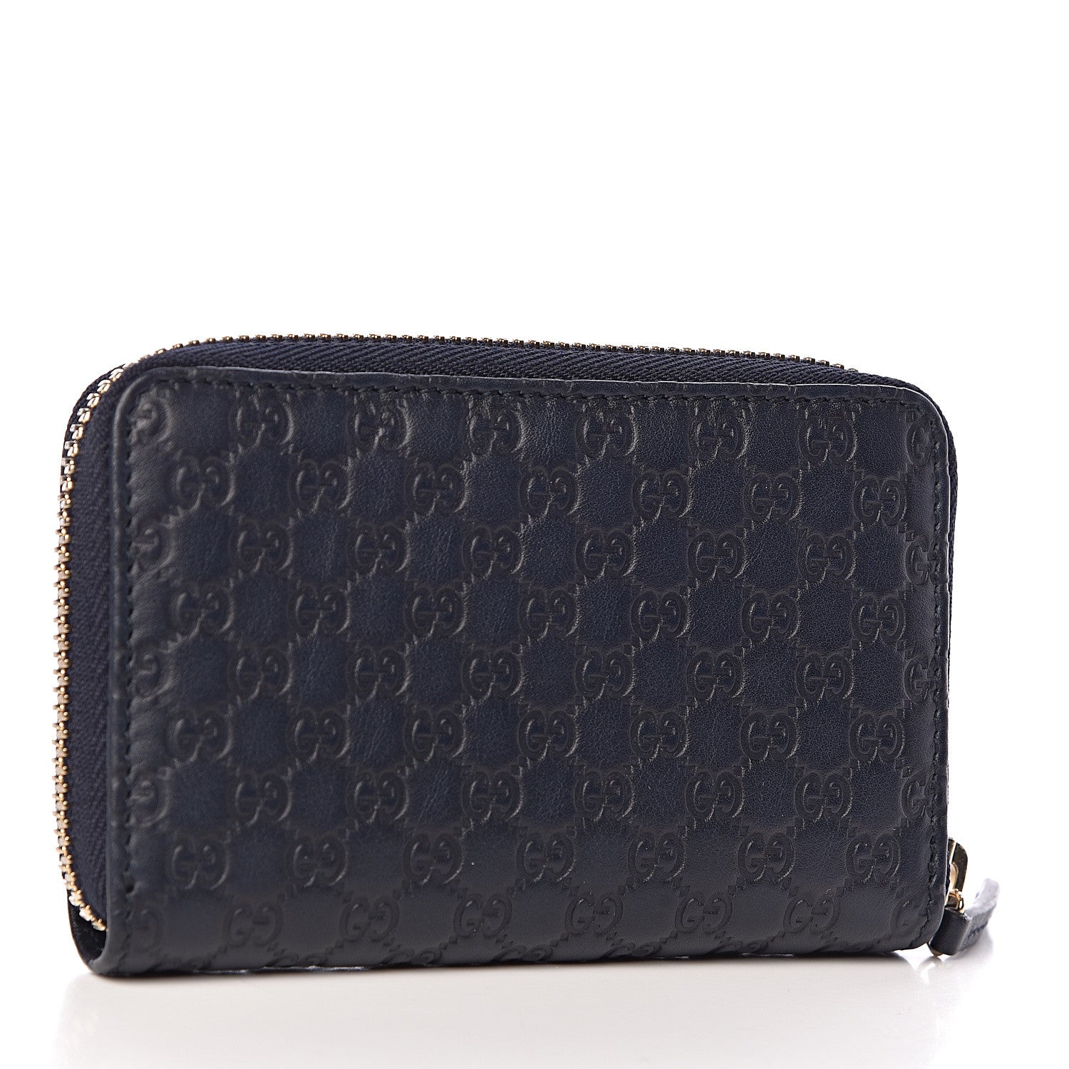 Gucci Microguccissima Zip Around Card Case Navy 3 of 8