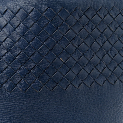 Bottega Veneta Cervo Intrecciato Shoulder Bag Blue 14 of 15