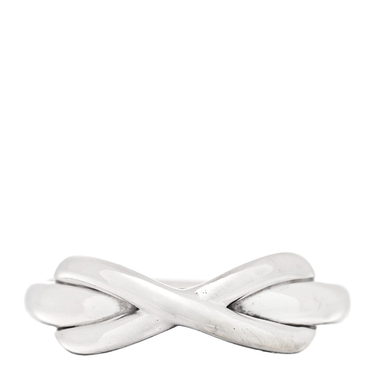 Tiffany Sterling Silver Infinity Ring 45 3.25 1 of 4