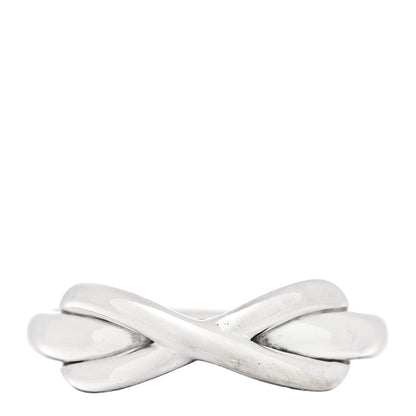 Tiffany Sterling Silver Infinity Ring 45 3.25 1 of 4