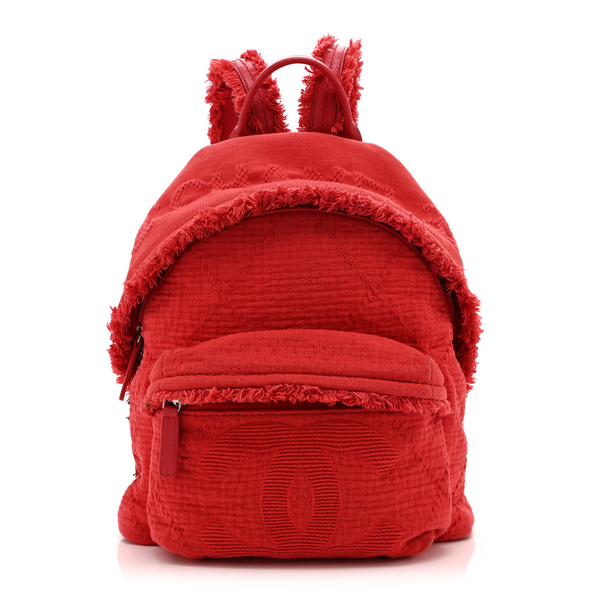 Chanel Canvas Double Face Backpack Red 1 of 10
