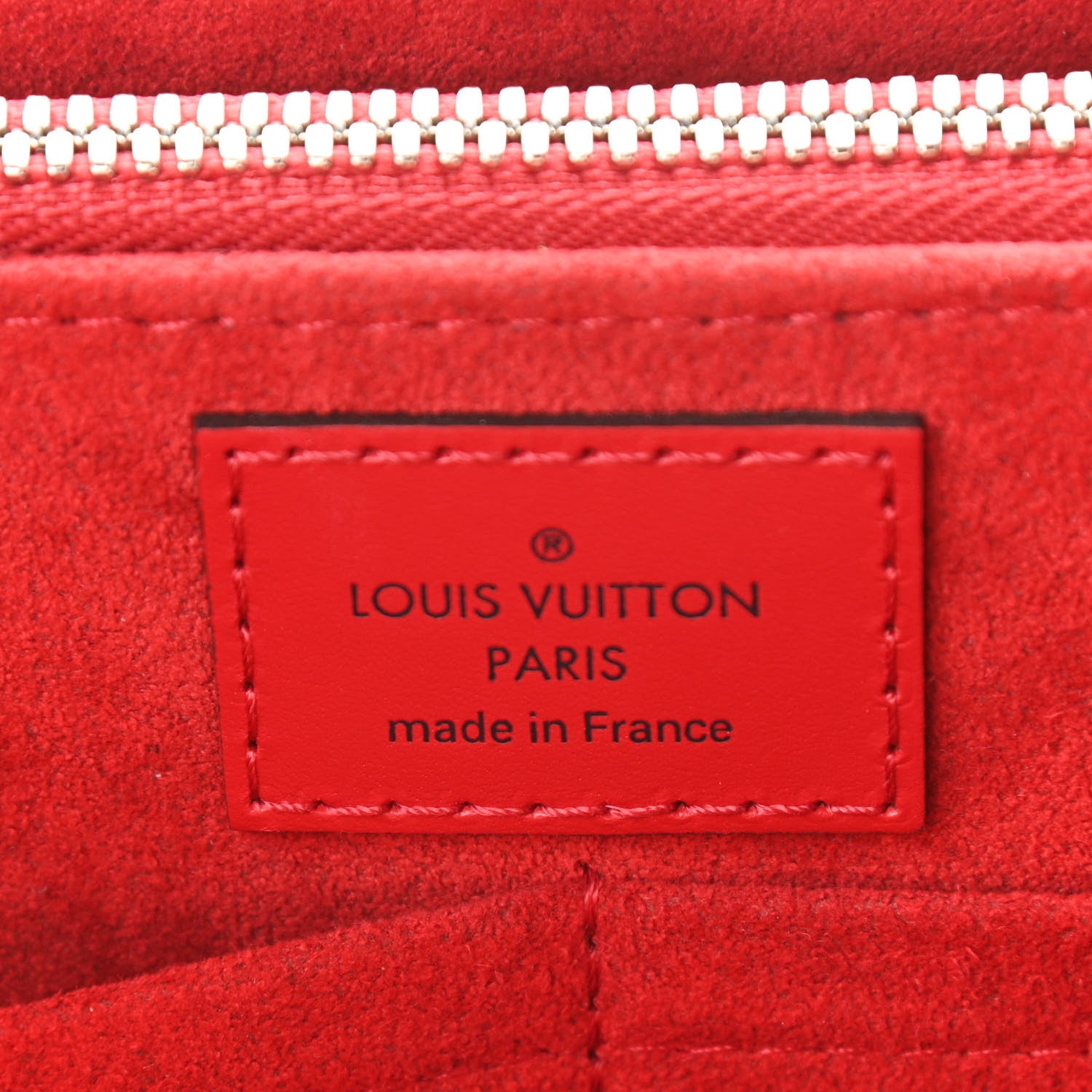 Louis Vuitton Monogram Cuir Plume Very Tote MM Rubis Noisette 6 of 11