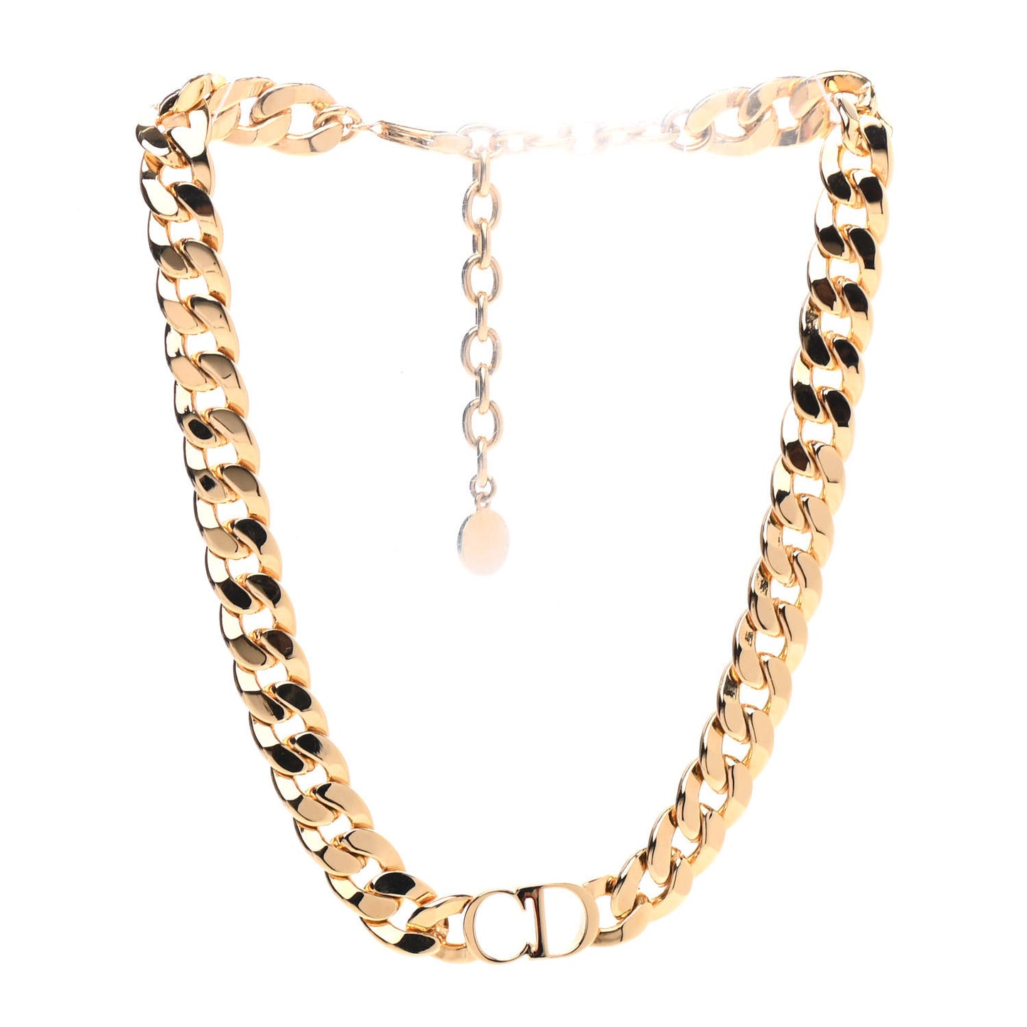 Metal Danseuse Etoile Chain Choker Necklace Gold