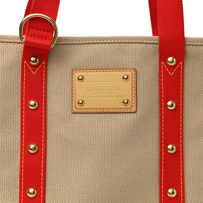 Louis Vuitton Toile Antigua Cabas MM Beige 8 of 12