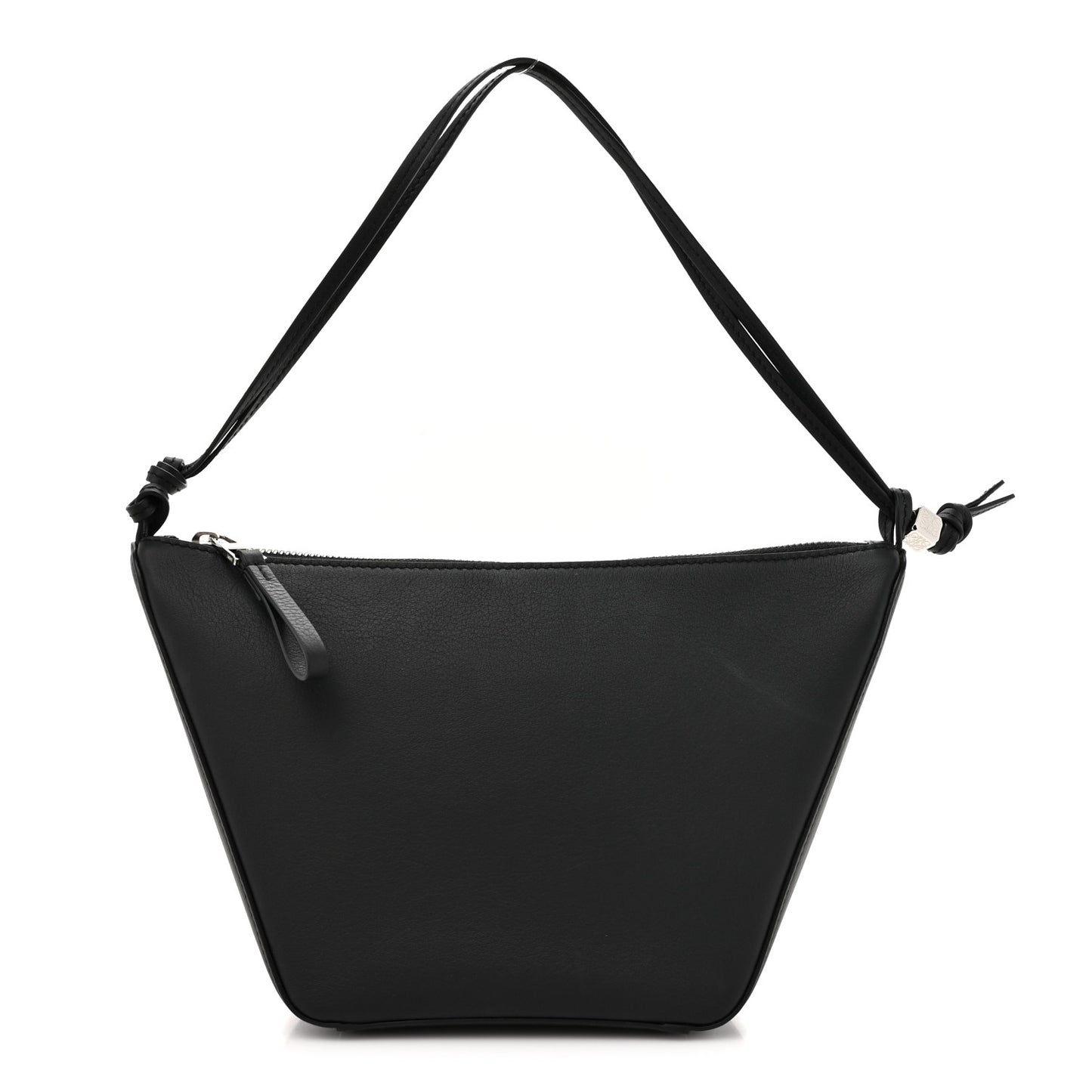 Calfskin Mini Hammock Hobo Black