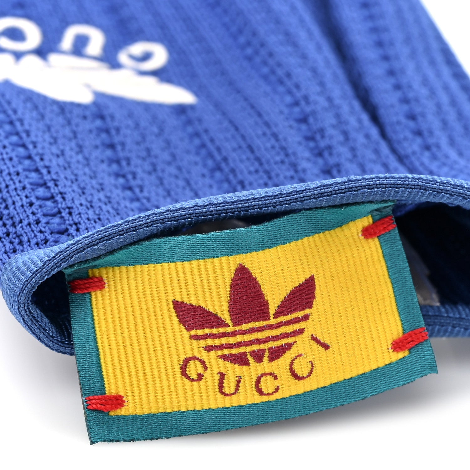 Gucci X ADIDAS Fabric Fingerless Gloves S Royal Blue 1815906