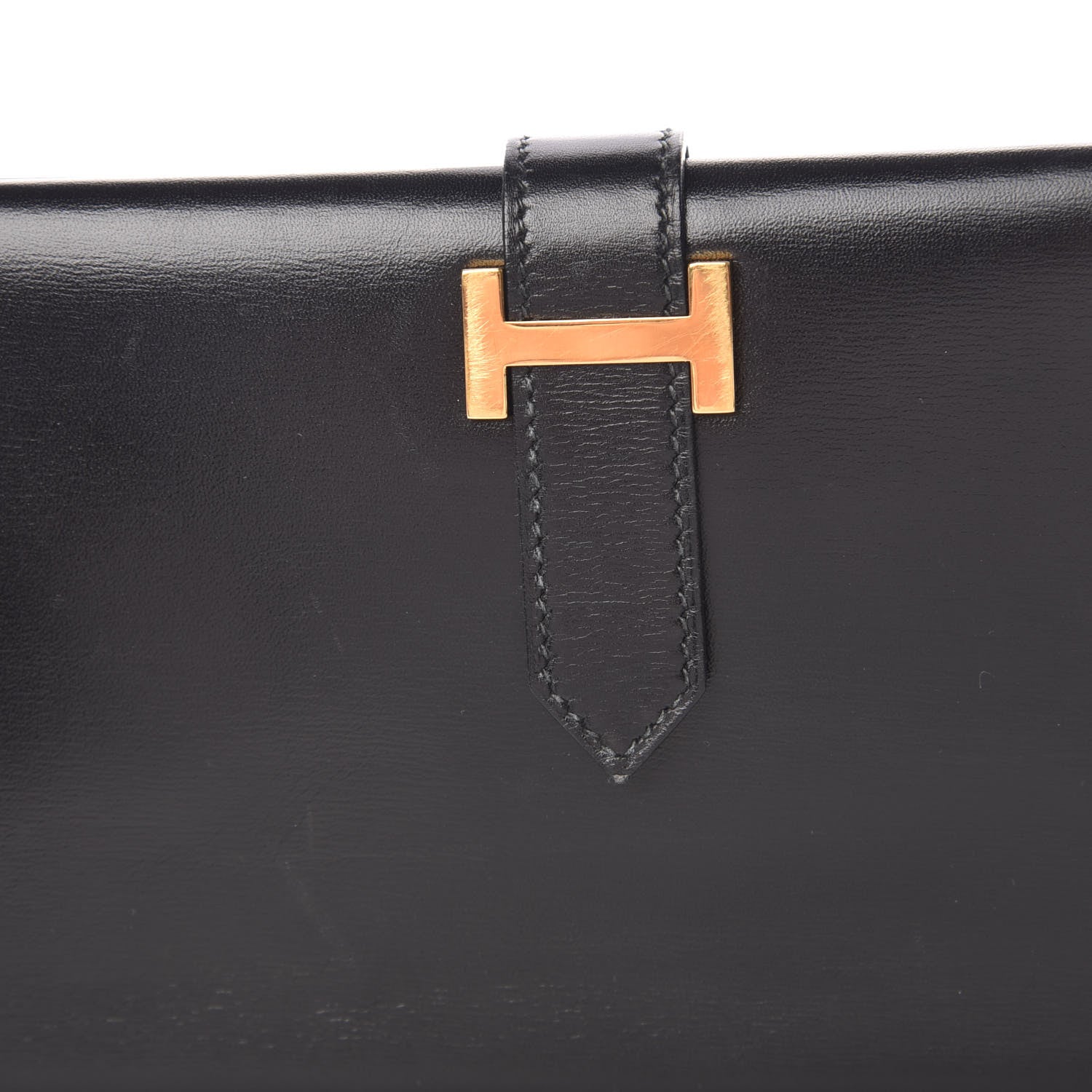 Hermes Box Bearn Wallet Black 7 of 9