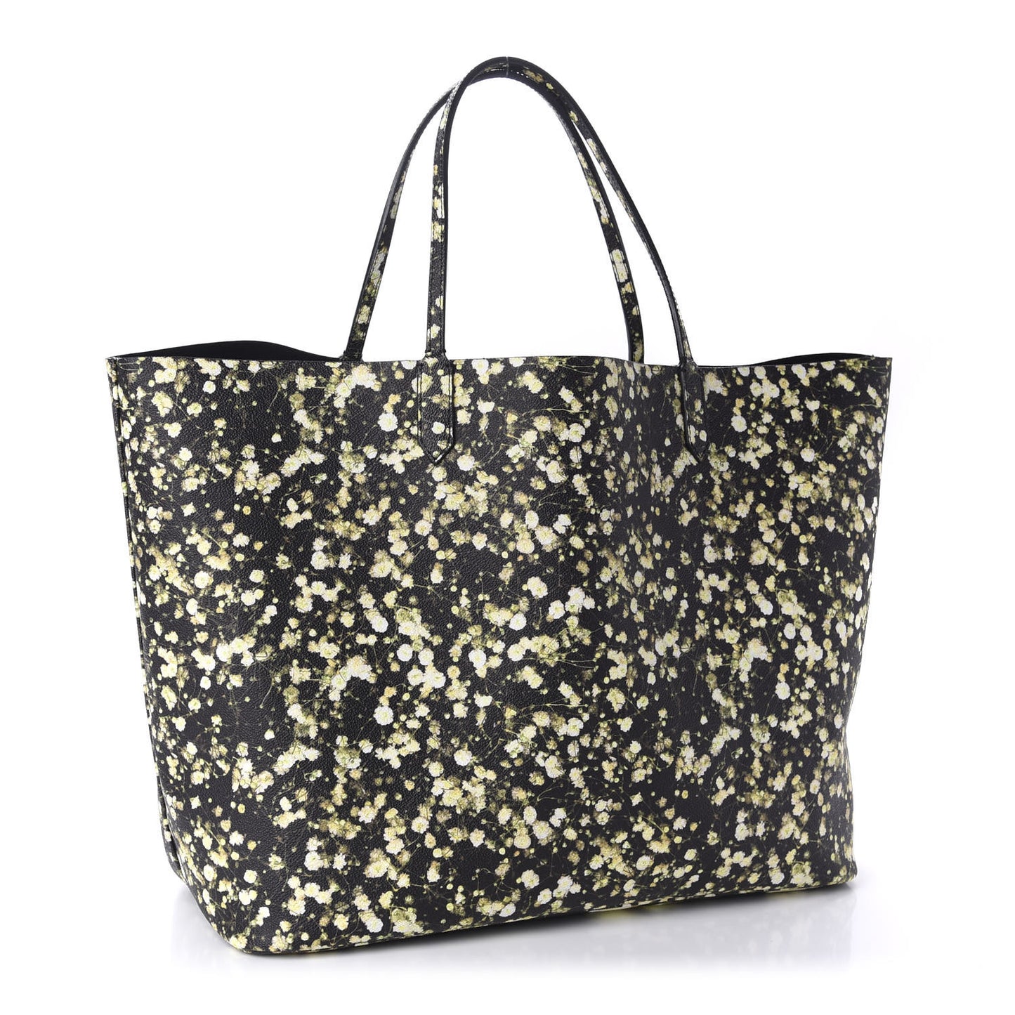 Textured Coated Canvas Baby's Breath Print Large Antigona Tote