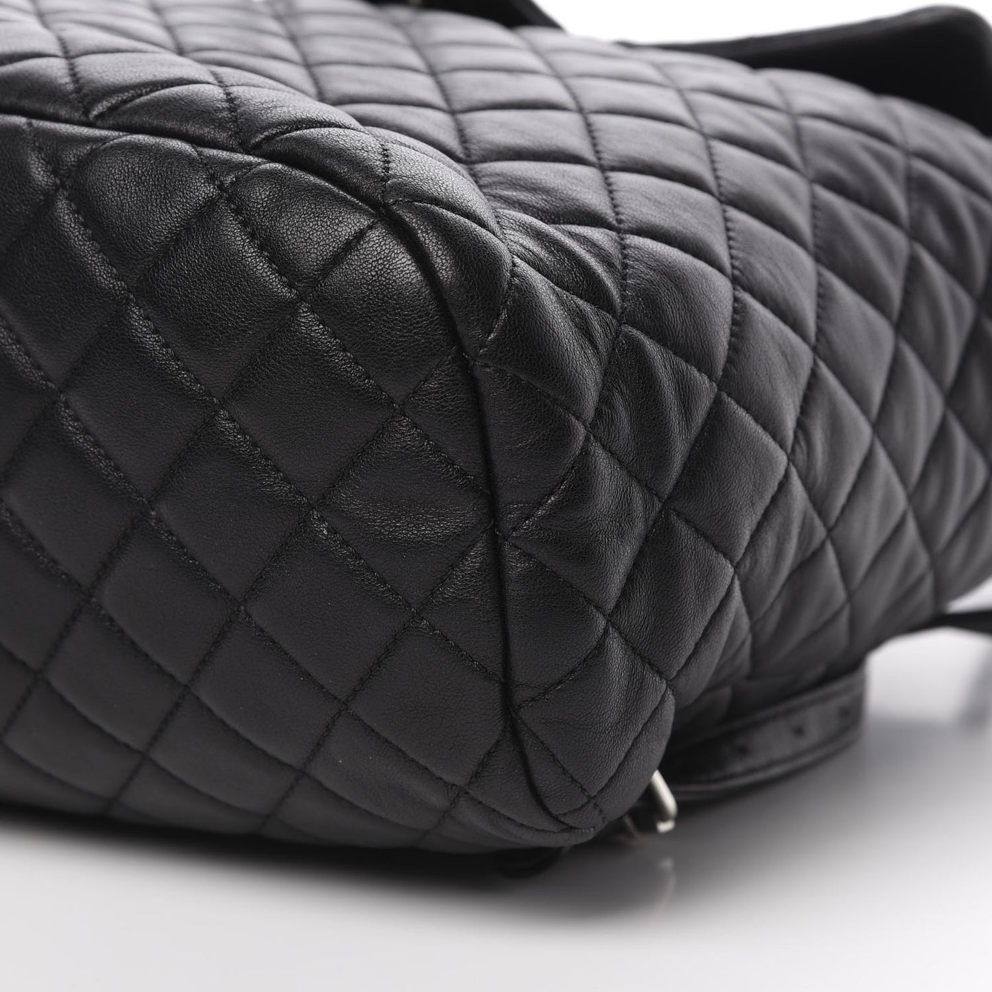 Lambskin Quilted Small Urban Spirit Backpack Black