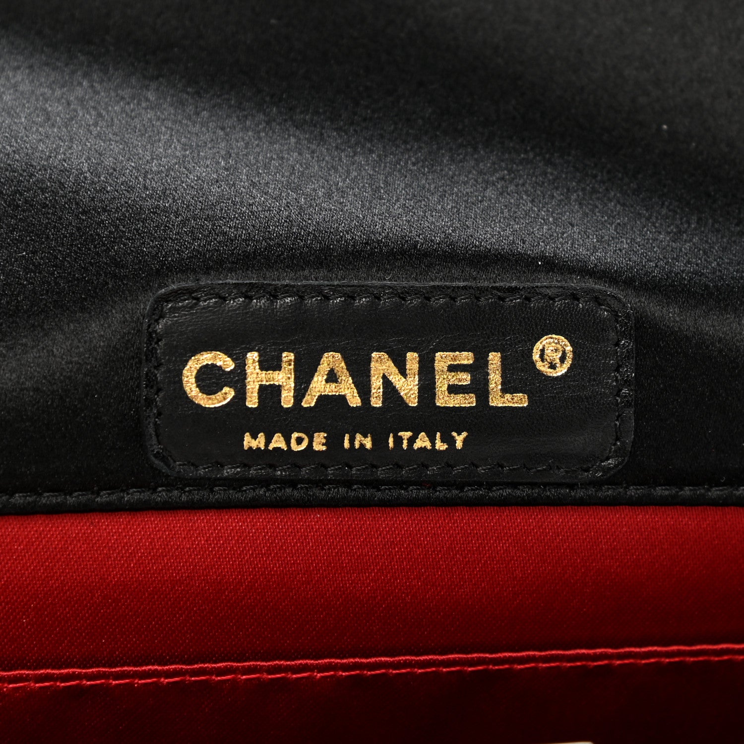 Chanel Satin Bow Clutch Black 5 of 7