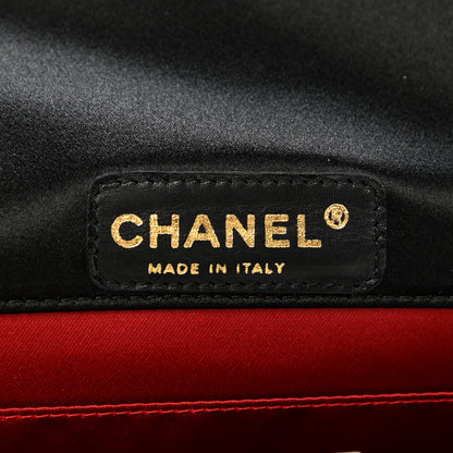 Chanel Satin Bow Clutch Black 5 of 7