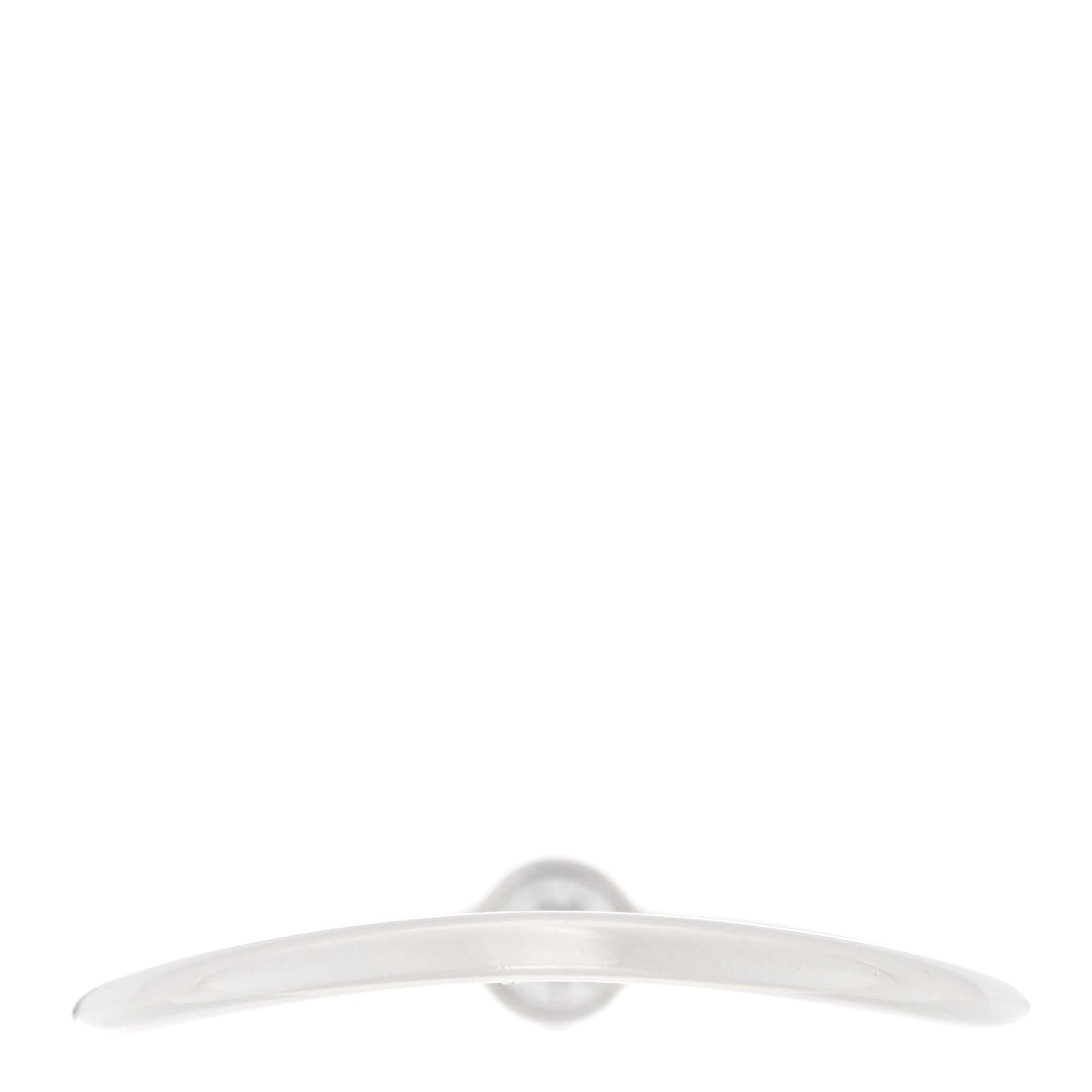 Tiffany Platinum Diamond Elsa Peretti Single-Row Wave Ring 49 4.75 3 of 4