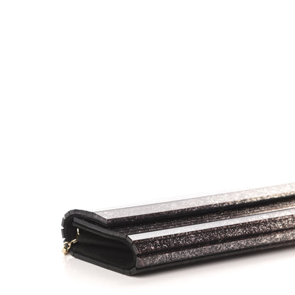 Jimmy Choo Acrylic Glitter Degrade Clutch Black Champagne 8 of 10