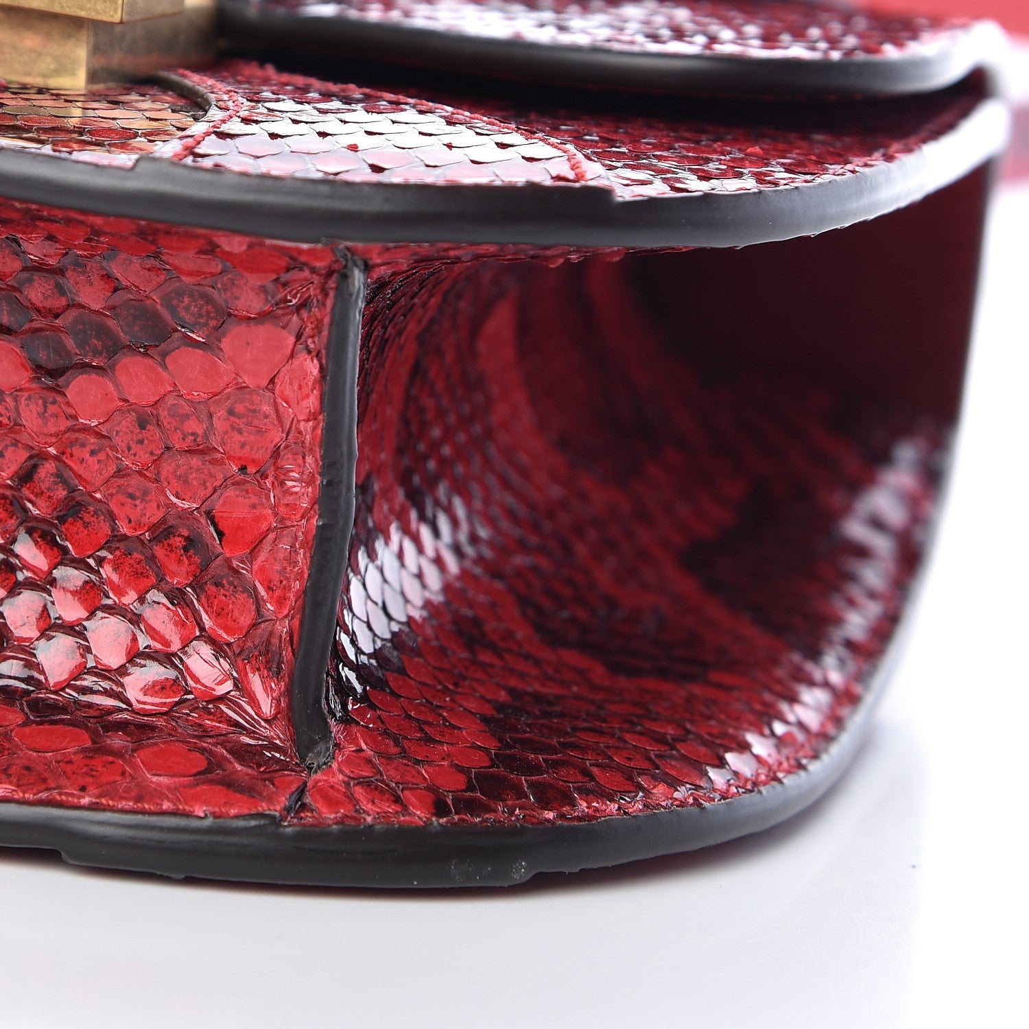 Gucci Elaphe Radiata Small Osiride Shoulder Bag Hibiscus Red 10 of 10