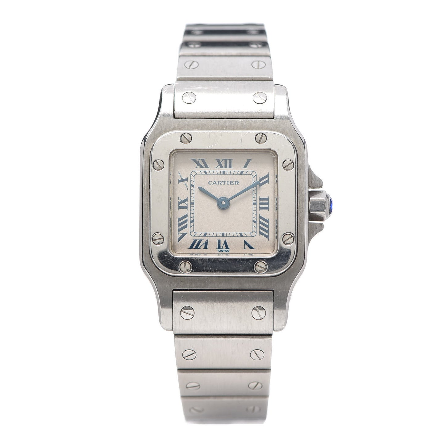 Stainless Steel 24mm Santos de Cartier Galbee Quartz Watch