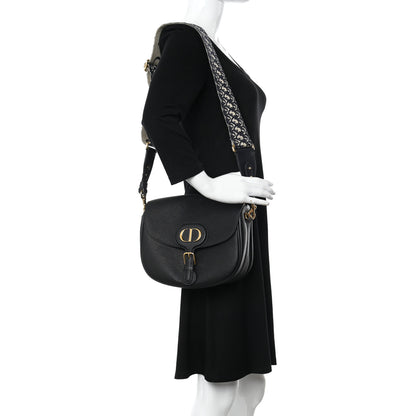 Christian Dior Grained Calfskin Large Bobby Flap Black 3 of 12