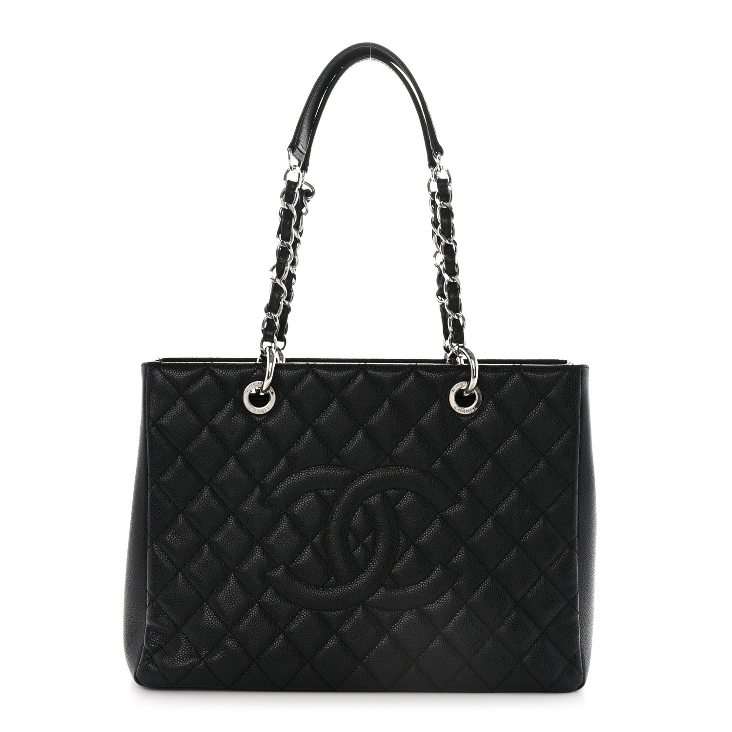 Chanel Caviar Quilted Grand Shopping Tote GST Black 1 of 10