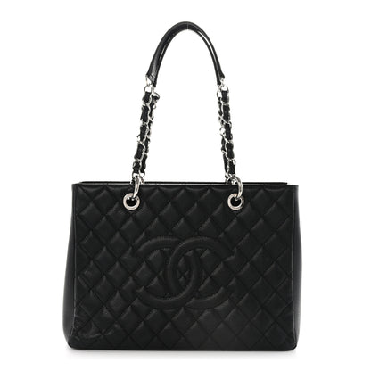 Chanel Caviar Quilted Grand Shopping Tote GST Black 1 of 10