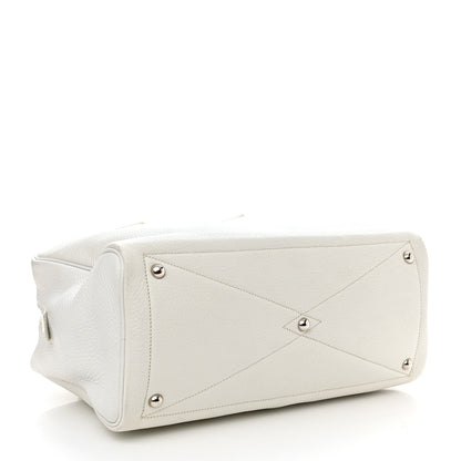 Hermes Taurillon Clemence Victoria II 35 White 4 of 11
