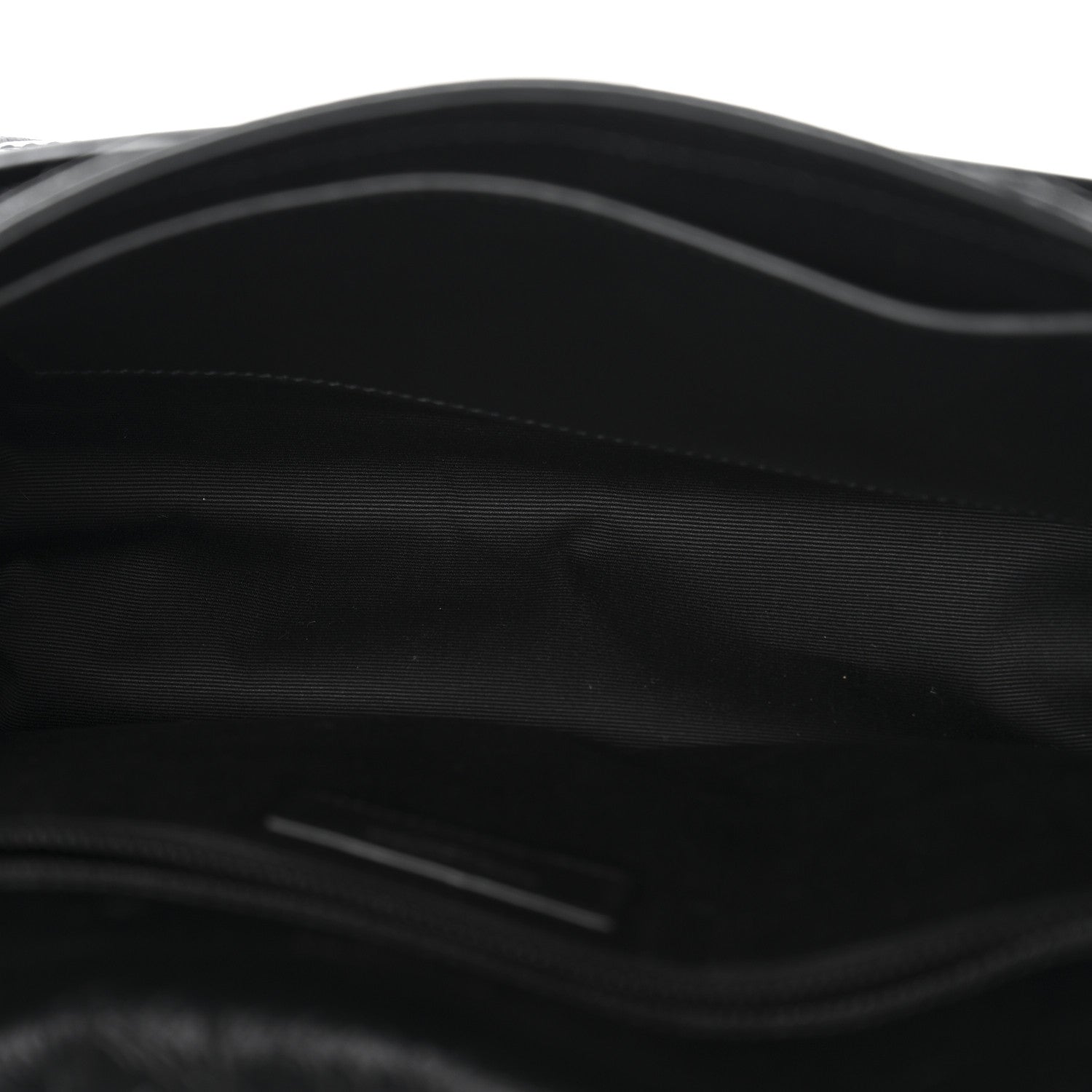 Saint Laurent Crinkled Calfskin Matelasse Monogram Medium Niki Chain Satchel Black 5 of 10