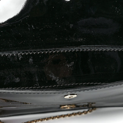 Valentino Garavani Patent Rockstud Wallet On Chain Black 12 of 12