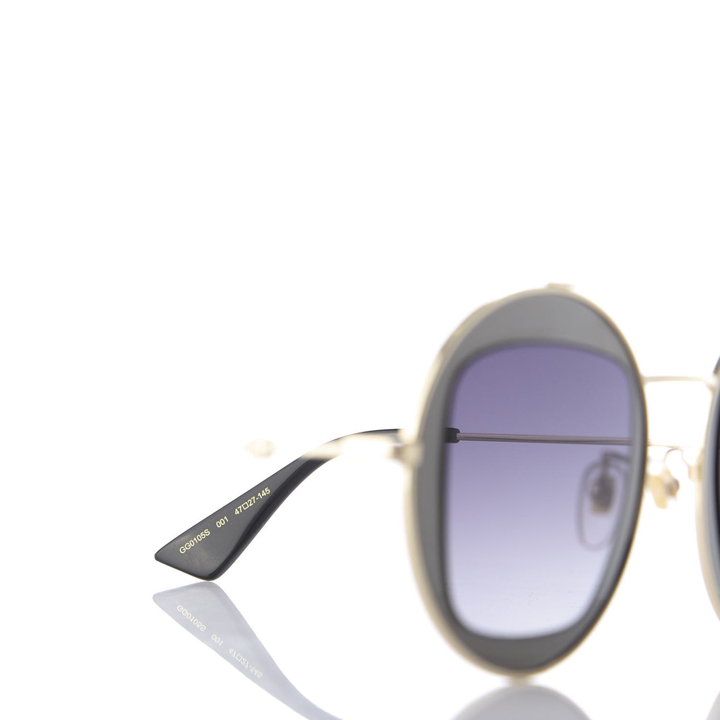Round Frame Sylvie Web Sunglasses GG0105S Grey