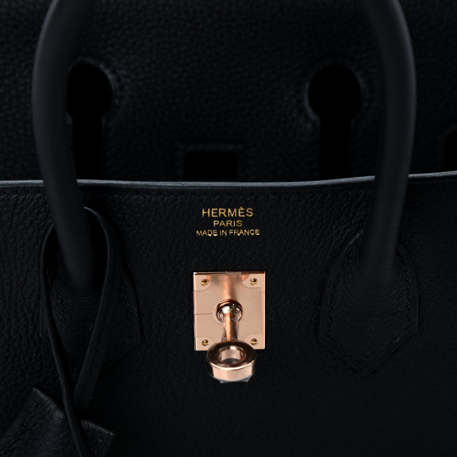 Hermes Togo Birkin 25 Black 5 of 10