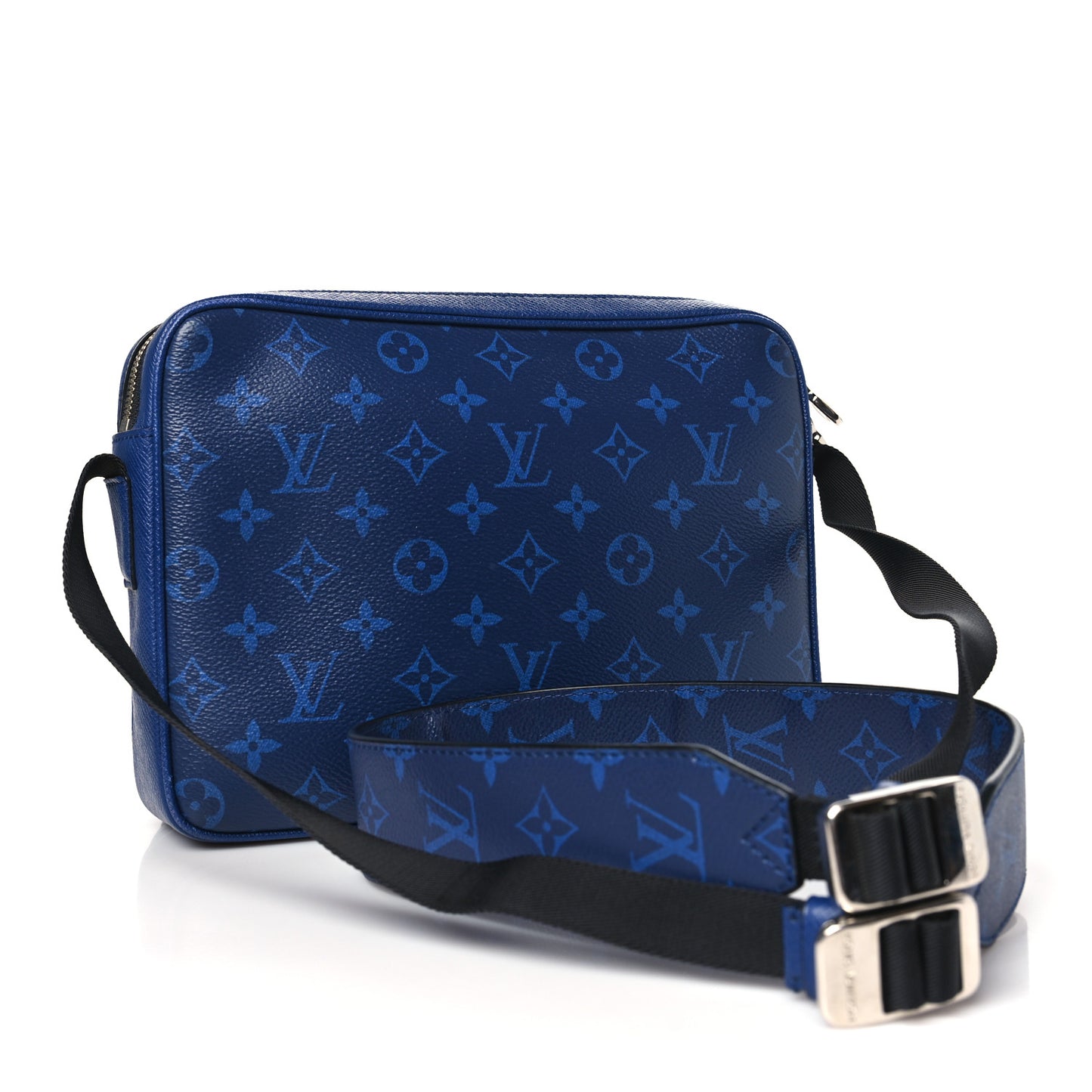 Taiga Monogram Outdoor Messenger Cobalt