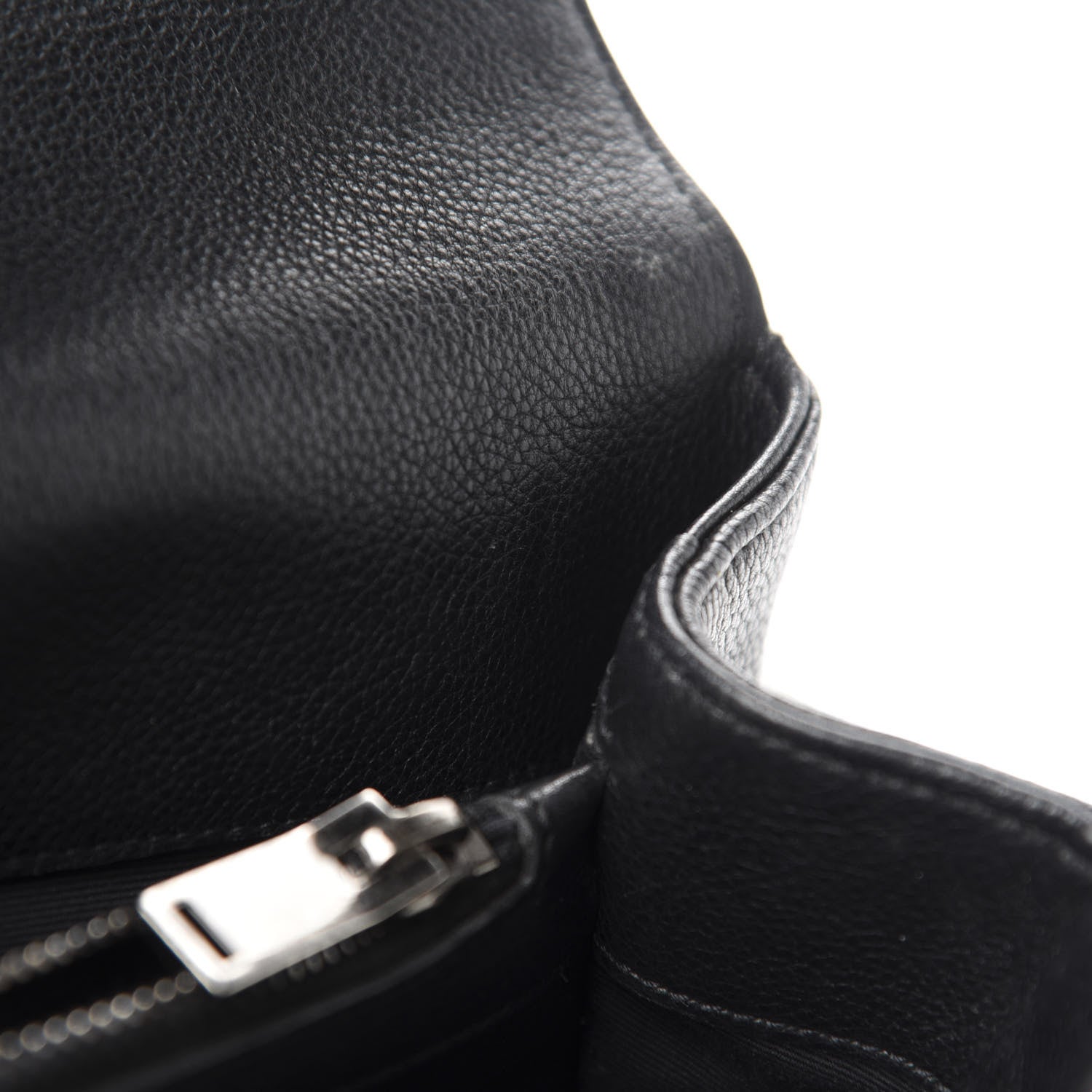 Saint Laurent Sheepskin Matelasse Chevron Monogram Medium College Bag Black 15 of 18
