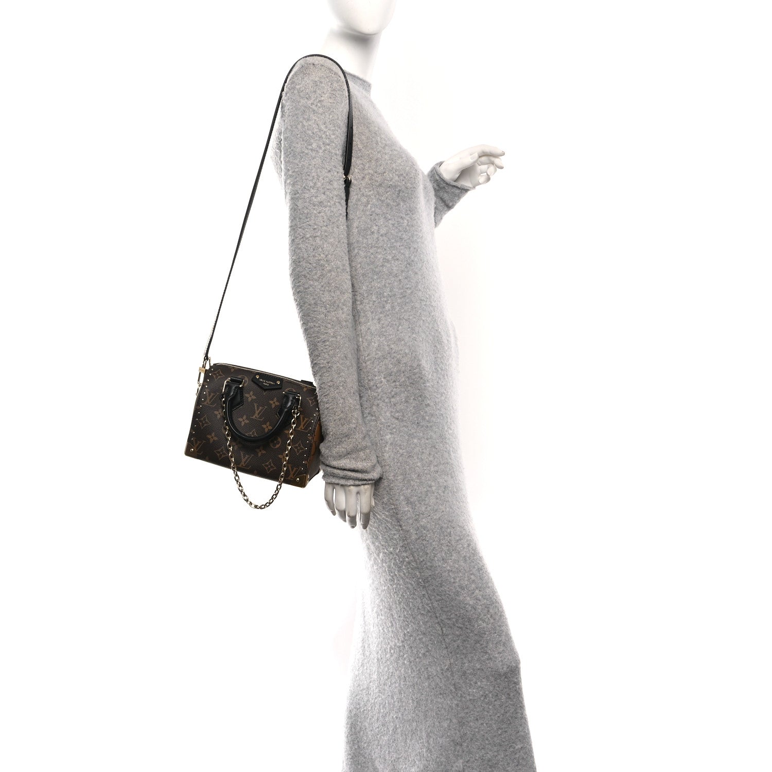 Louis Vuitton Reverse Monogram Speedy Trunk 20 2 of 10