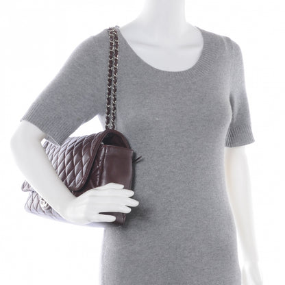 Chanel Lambskin Coco Rain Flap Bordeaux 2 of 8