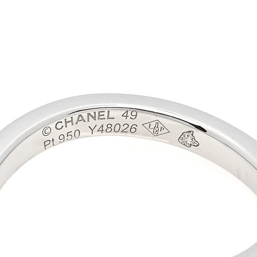 Platinum Diamond Ruban Half Eternity Band Ring 49 4.75