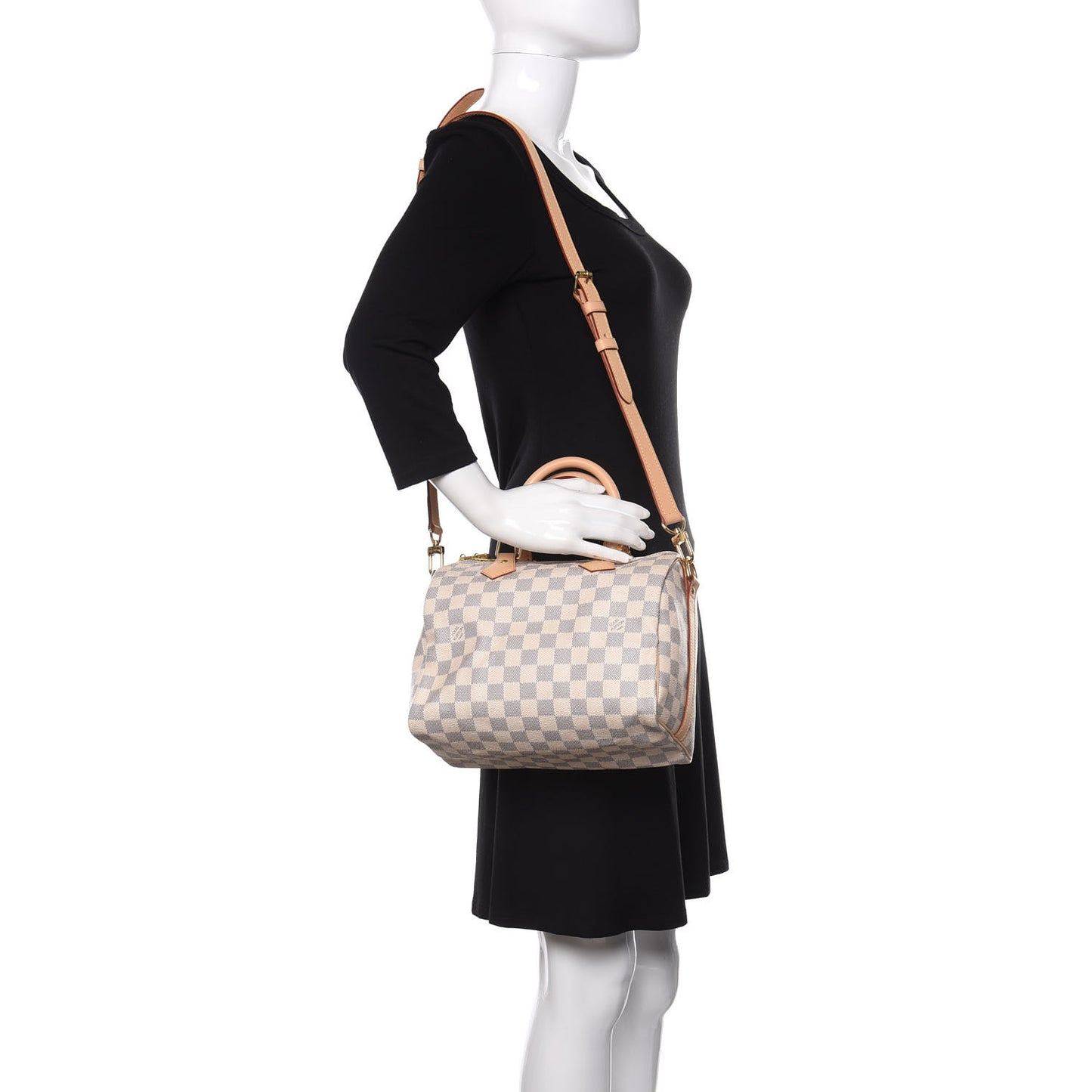 Damier Azur Speedy Bandouliere 25